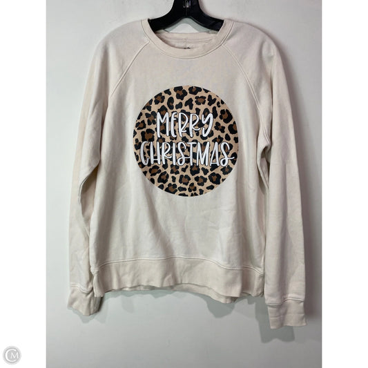 Sweatshirt Collar By Fruit Of The Loom In Cream, Size: Xl