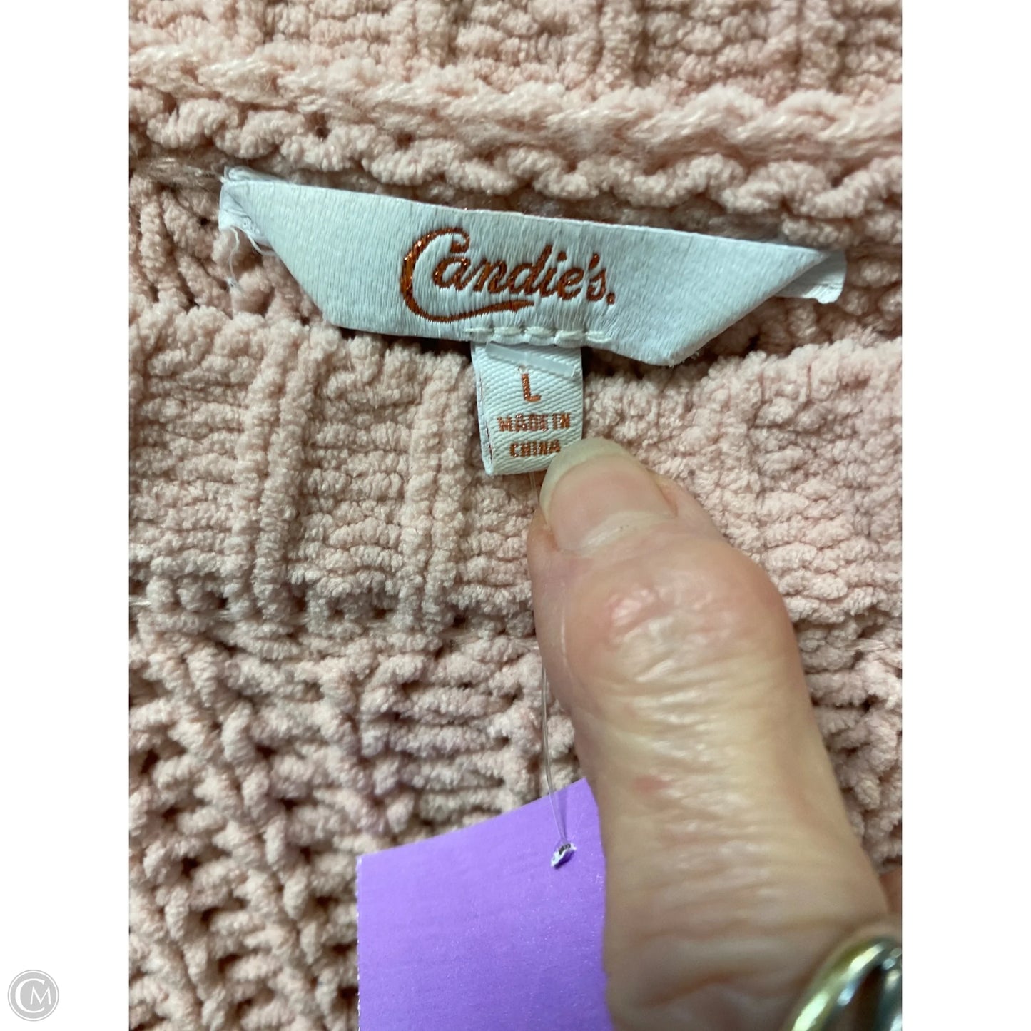 Sweater By Candies In Pink, Size: L