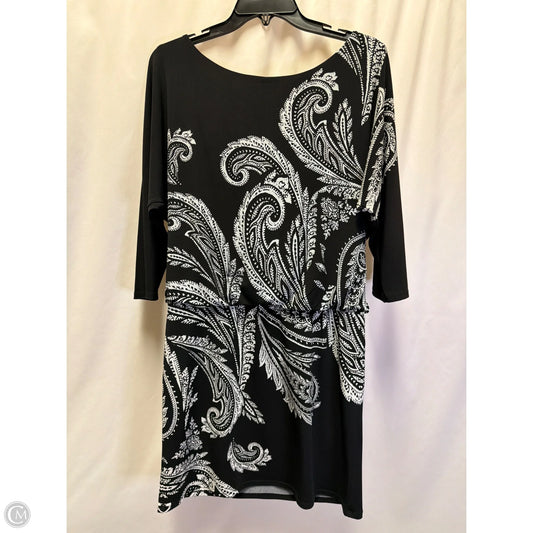 Dress Casual Midi By White House Black Market In Black, Size: S