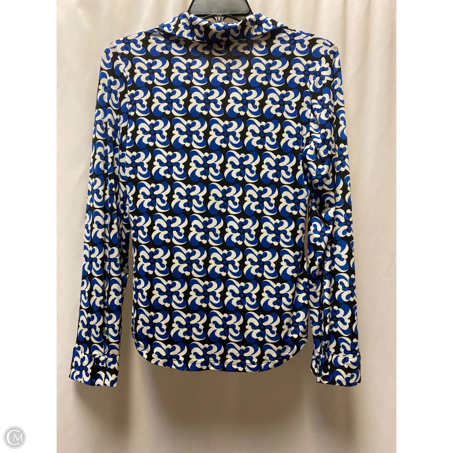 Top Long Sleeve By Philosophy In Blue, Size: L