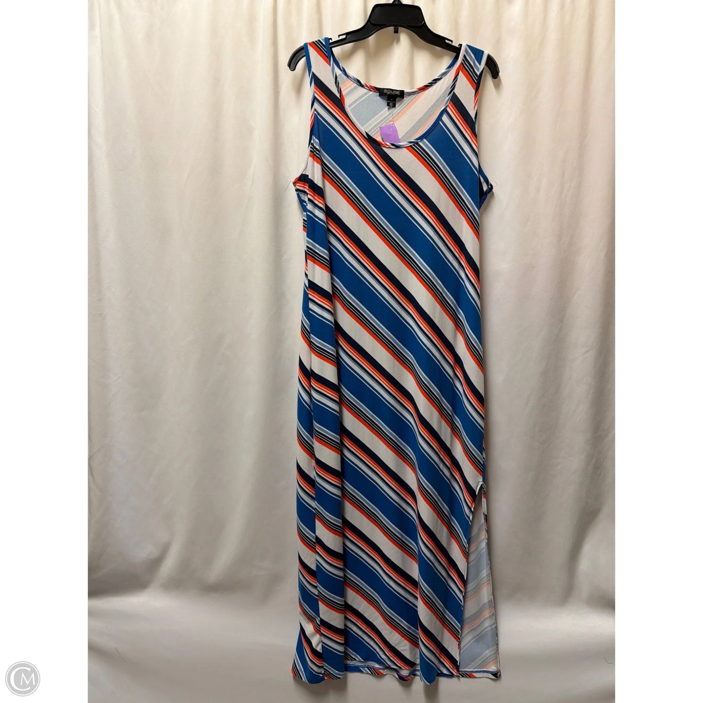 Dress Casual Maxi By Rouge In Blue, Size: 1x