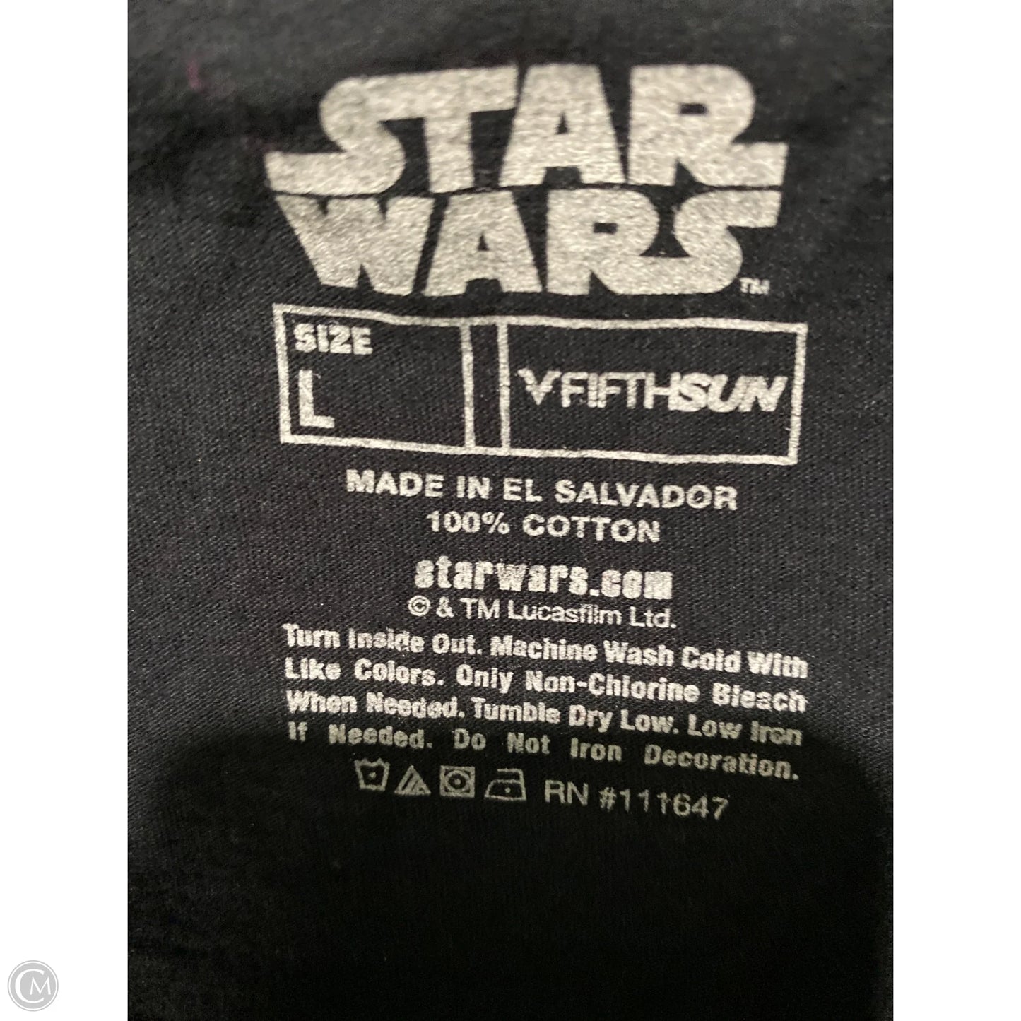 Top Short Sleeve By Clothes Mentor In Black, Size: L