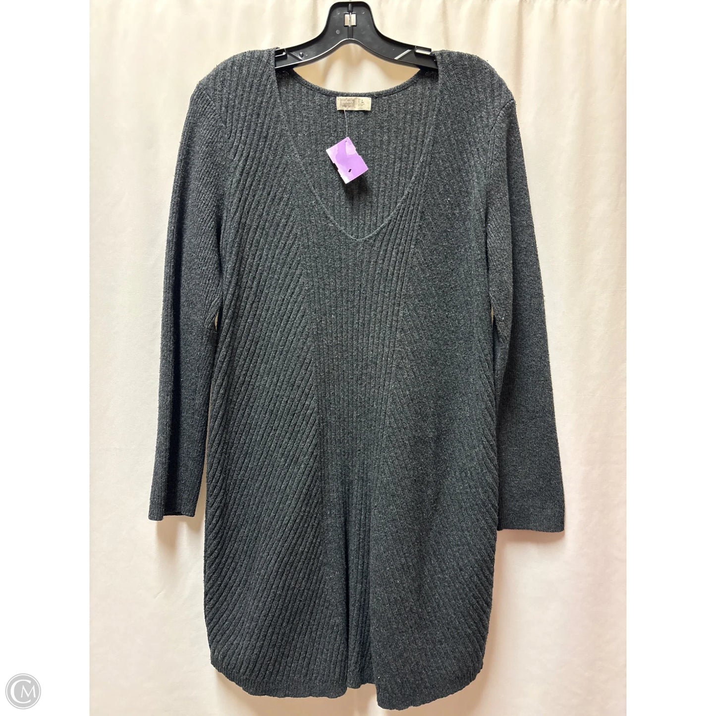 Dress Casual Midi By Old Navy In Grey, Size: L
