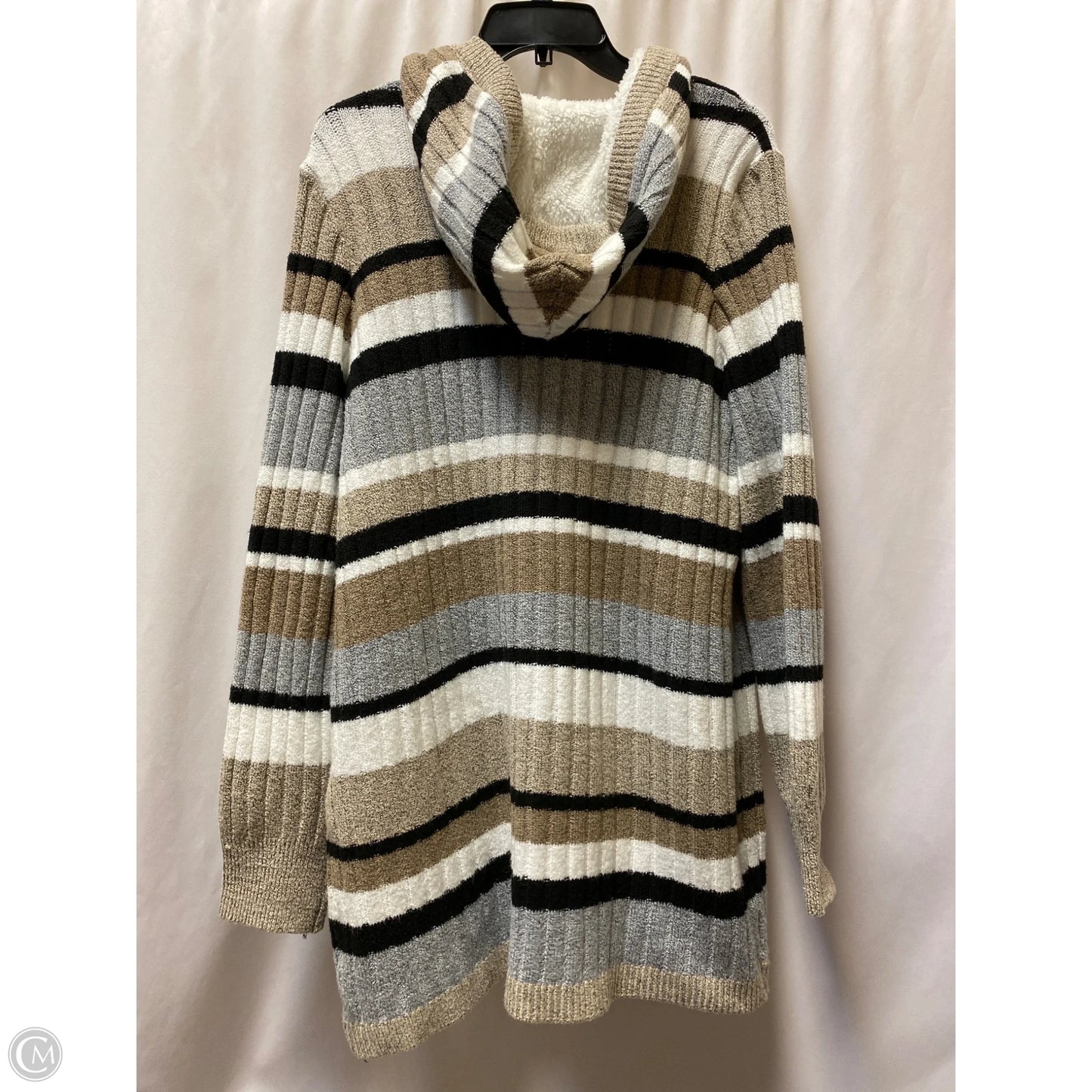 Cardigan By Almost Famous In Tan, Size: 1x