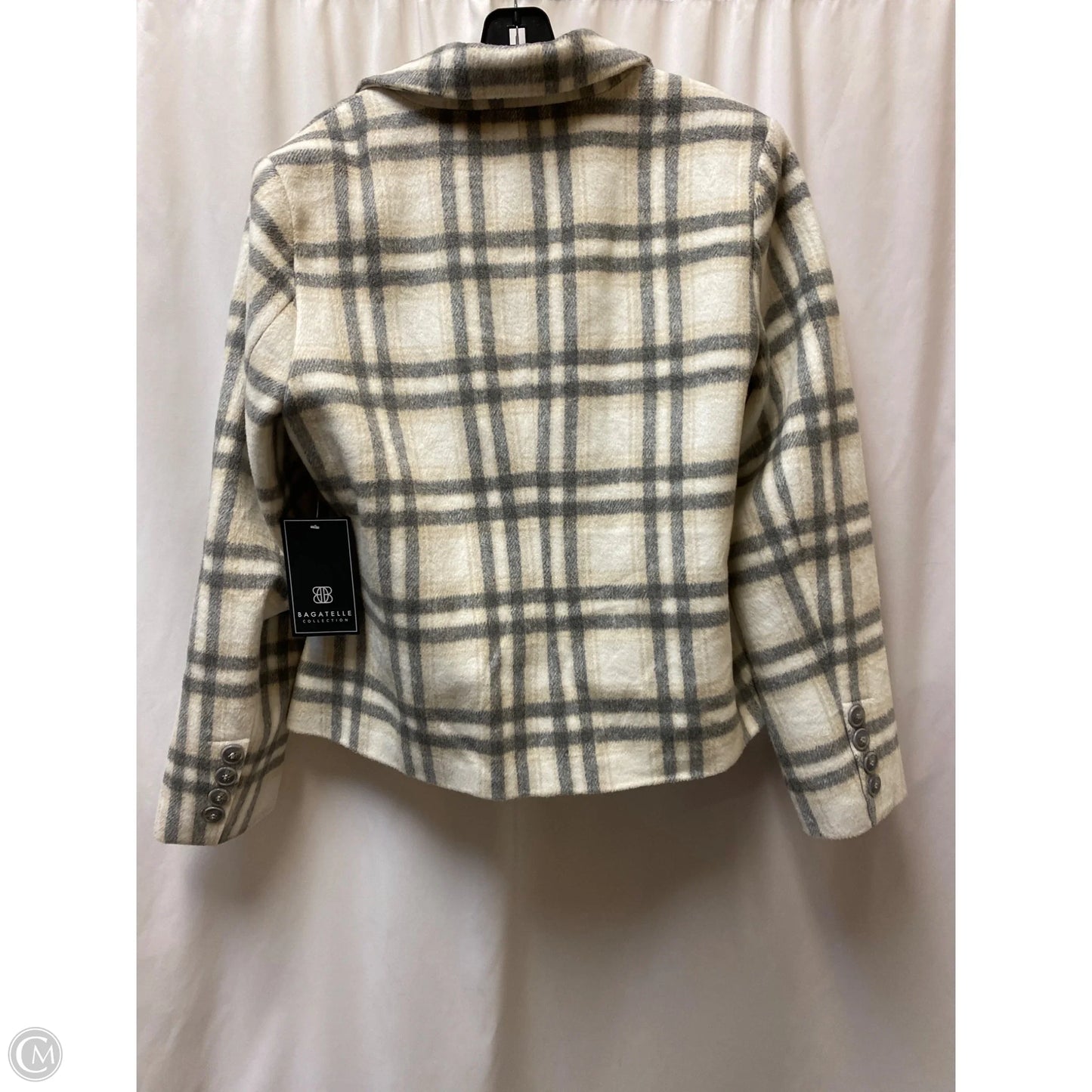 Blazer By Clothes Mentor In Cream, Size: L