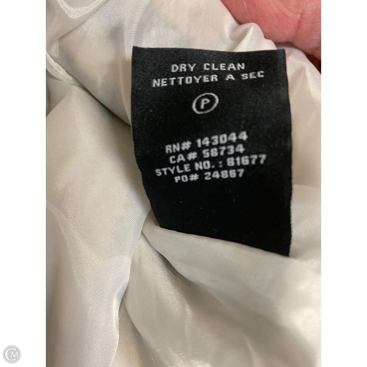Blazer By Clothes Mentor In Cream, Size: L