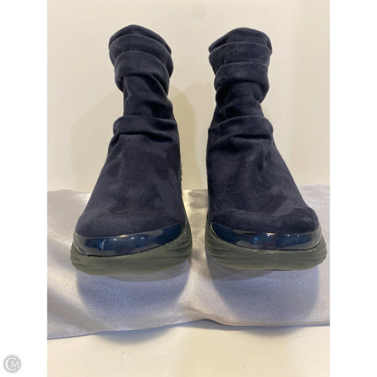 Boots Ankle Flats By Bzees In Blue, Size: 9