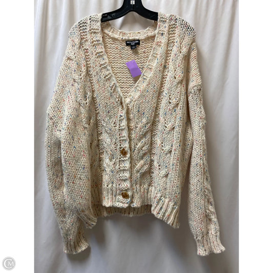 Sweater By Pretty Little Thing In White, Size: Xxl