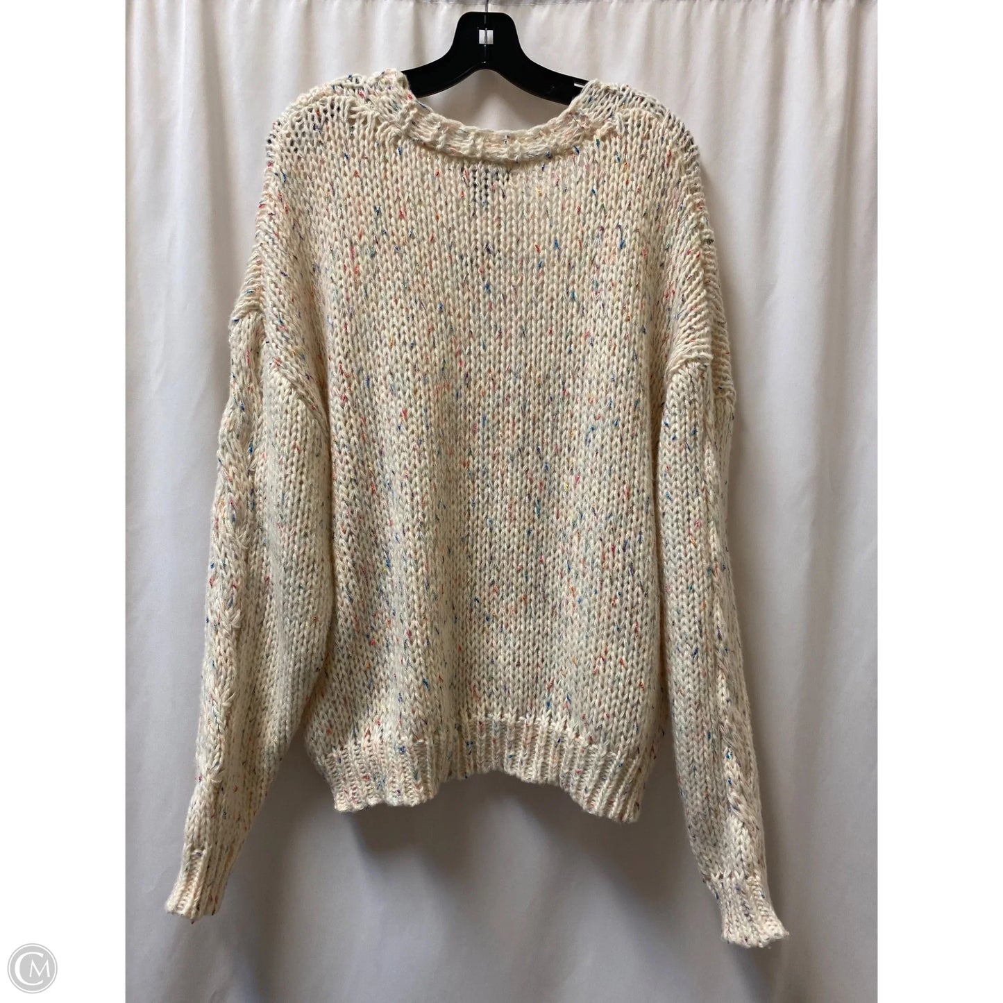 Sweater By Pretty Little Thing In White, Size: Xxl