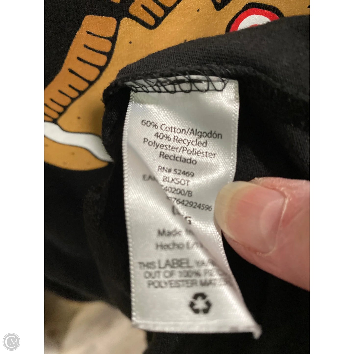 Top Short Sleeve By Holiday Time In Black, Size: 3x