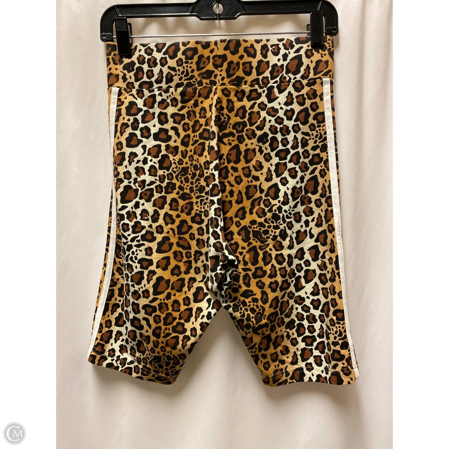 Athletic Shorts By Adidas In Animal Print, Size: M