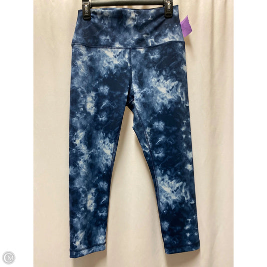 Athletic Leggings By 90 Degrees By Reflex In Blue, Size: L