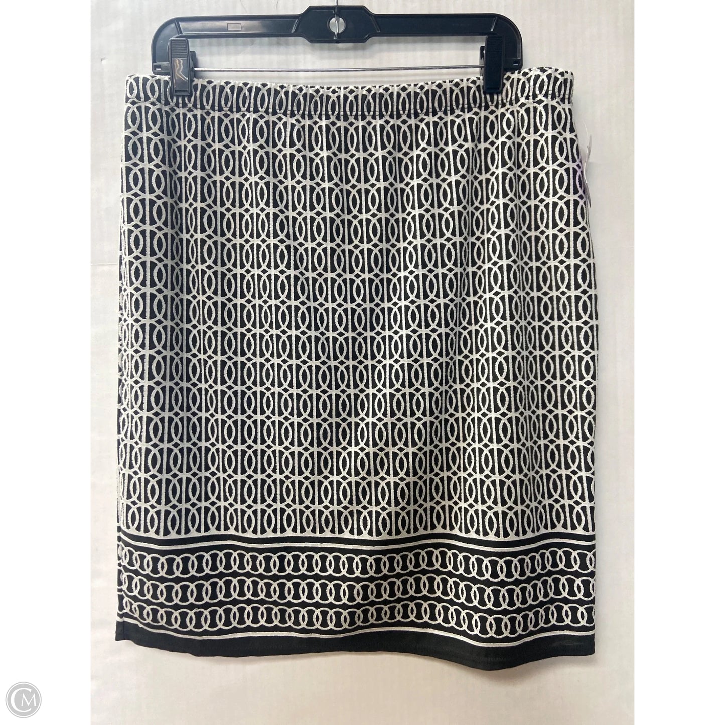 Skirt Mini & Short By Sophie Max In Black & White, Size: Xl