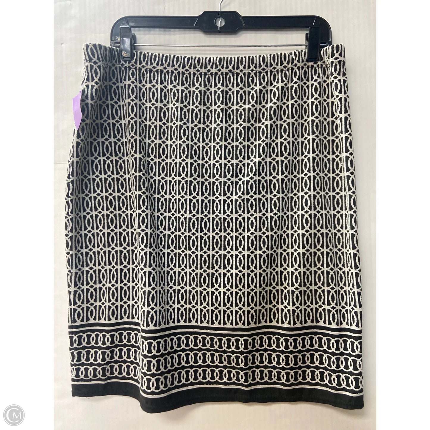 Skirt Mini & Short By Sophie Max In Black & White, Size: Xl