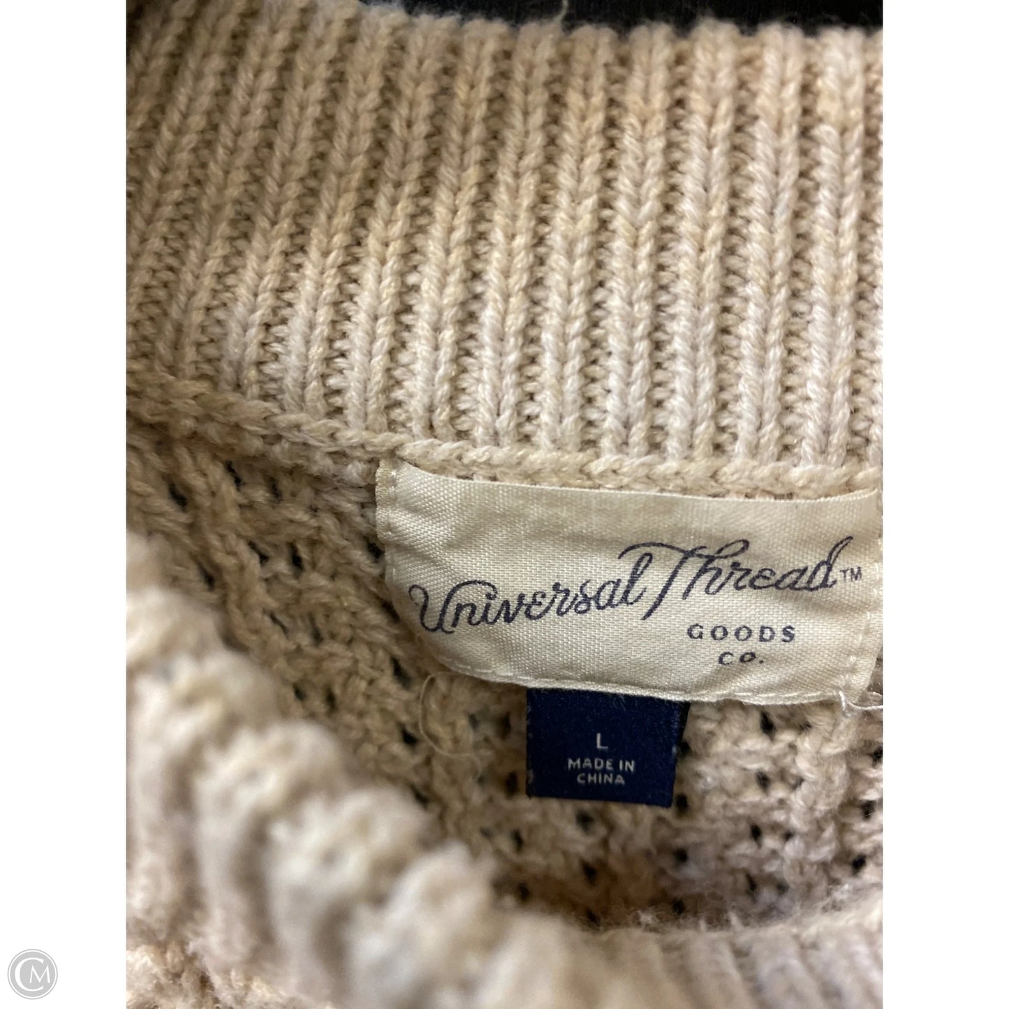 Sweater By Universal Thread In Beige, Size: L