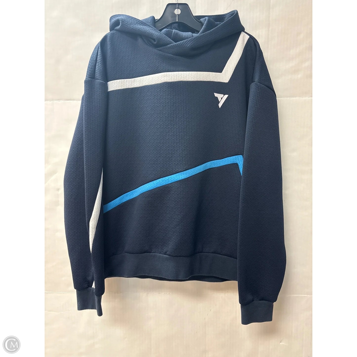 Sweatshirt Hoodie By Adidas In Navy, Size: S