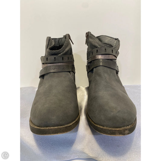 Boots Ankle Heels By Jelly Pop In Grey, Size: 8.5