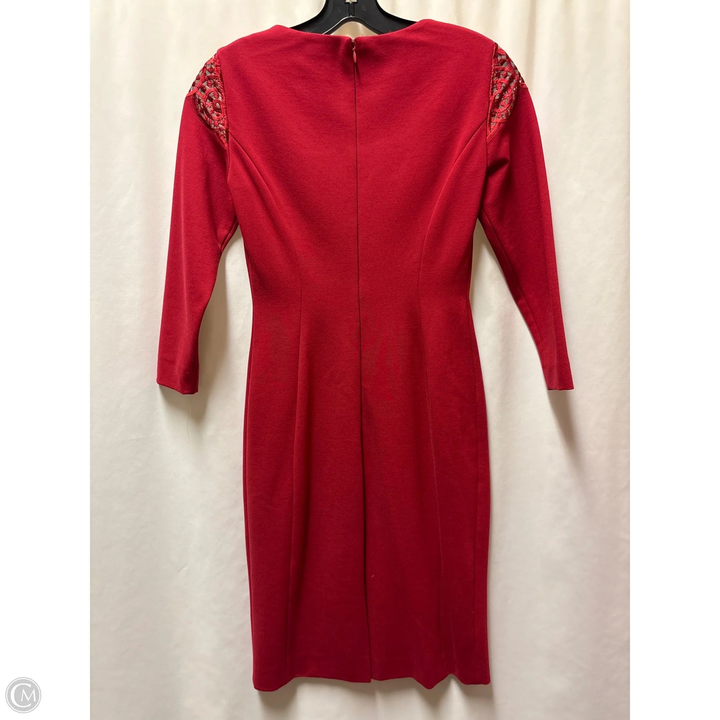 Dress Casual Midi By Antonio Melani In Maroon, Size: Xs
