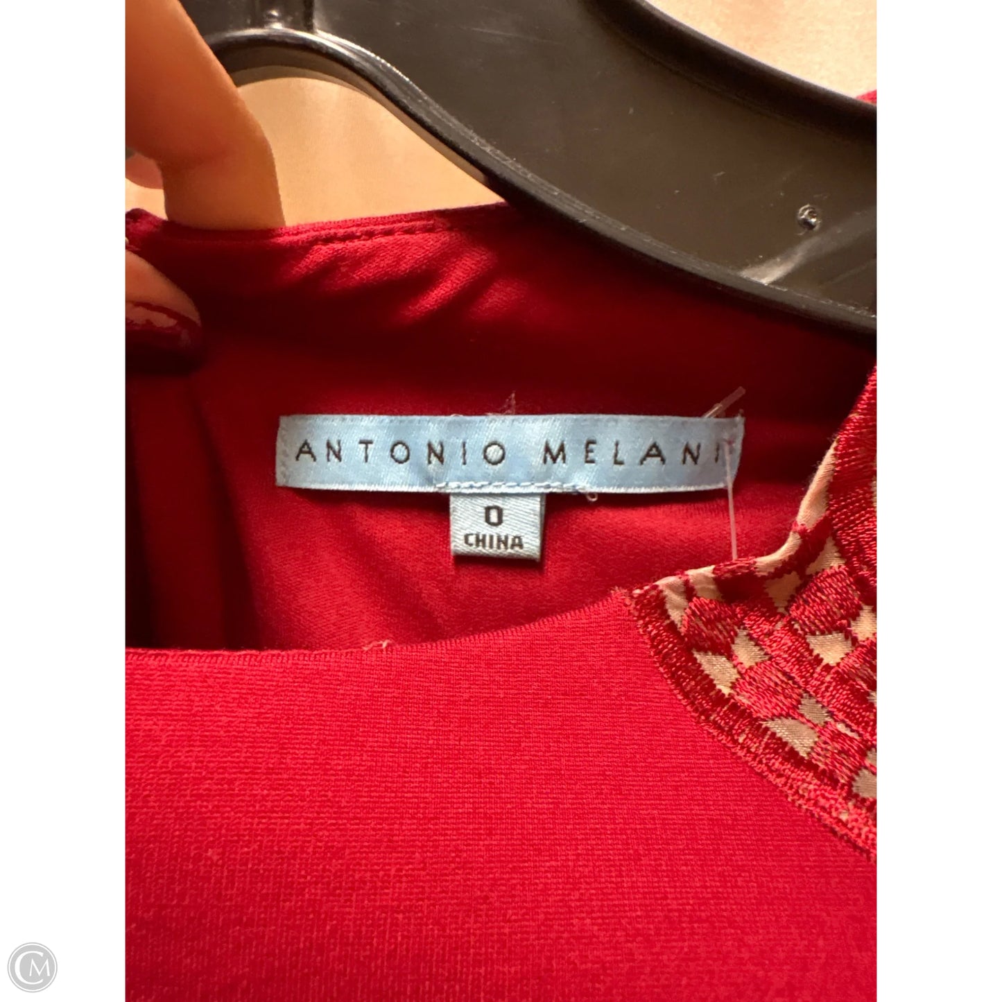 Dress Casual Midi By Antonio Melani In Maroon, Size: Xs