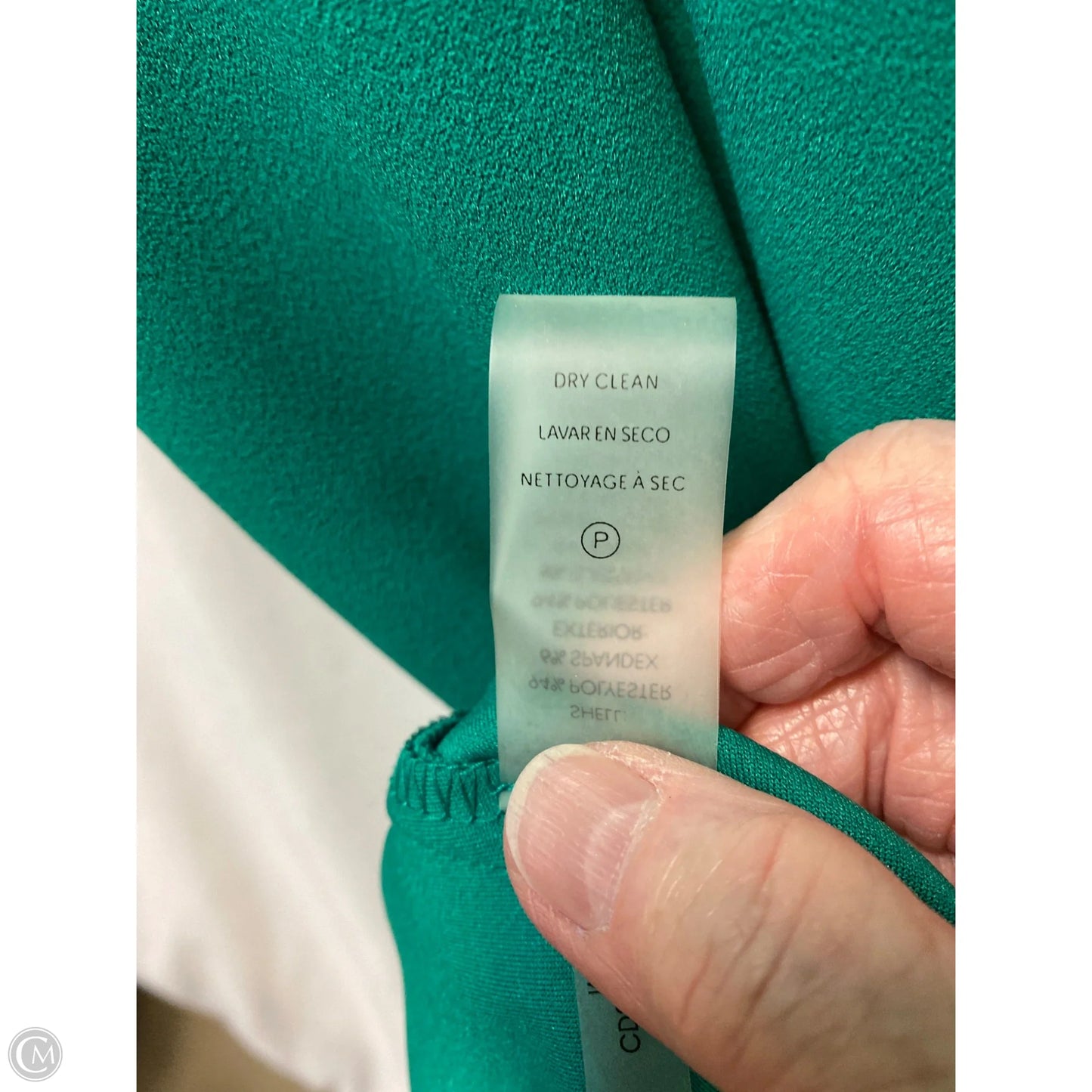 Dress Casual Maxi By Calvin Klein In Green, Size: L