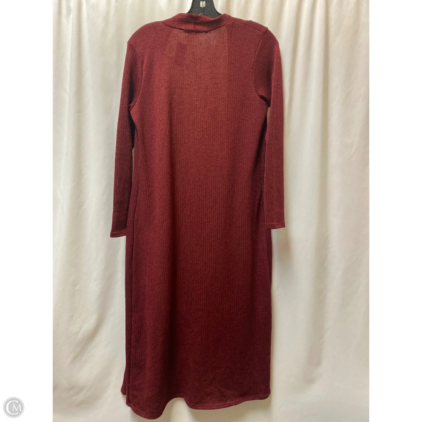 Cardigan By Jolie In Maroon, Size: Osfm