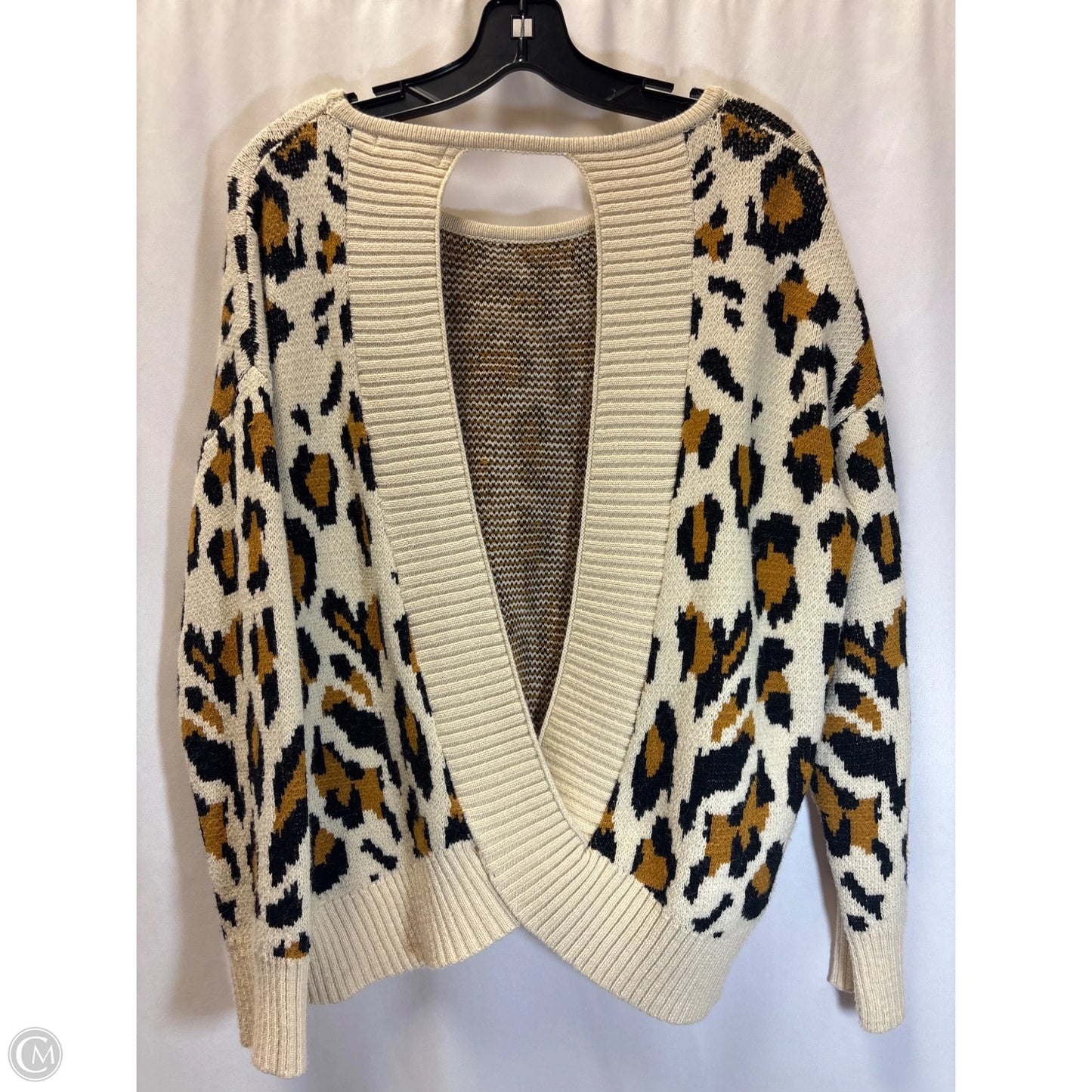 Sweater By Miracle In Animal Print, Size: S
