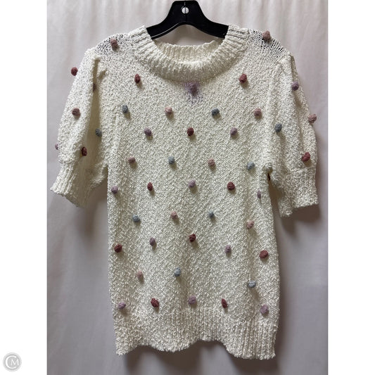 Sweater By Ee Some In White, Size: M