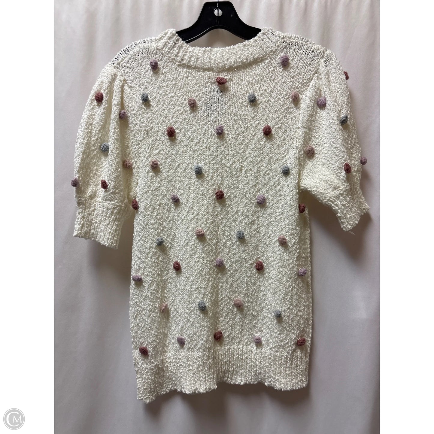 Sweater By Ee Some In White, Size: M
