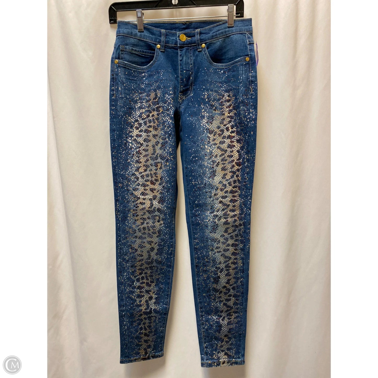 Jeans Skinny By Venus In Blue Denim, Size: 6