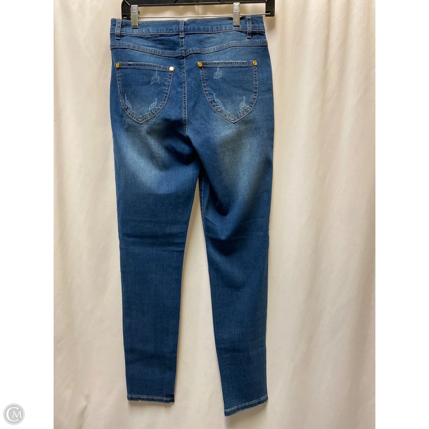 Jeans Skinny By Venus In Blue Denim, Size: 6