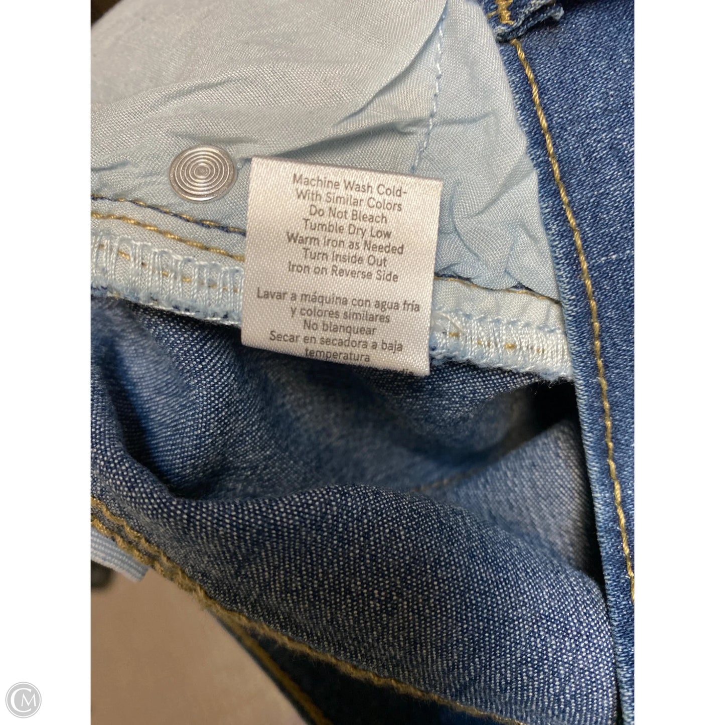 Jeans Skinny By Venus In Blue Denim, Size: 6