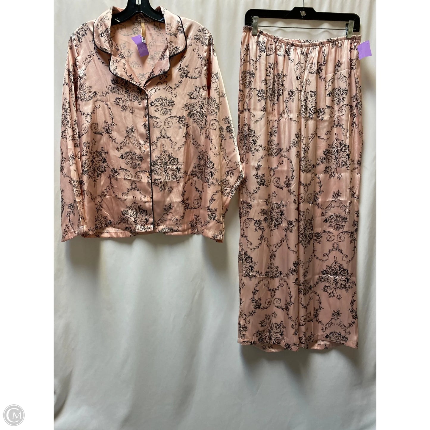 Pajamas 2pc By Gilligan And Omalley In Pink, Size: M