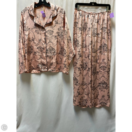 Pajamas 2pc By Gilligan And Omalley In Pink, Size: M