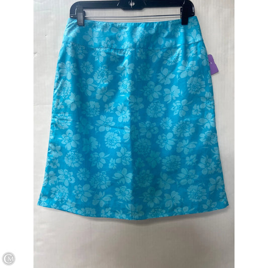 Skirt Midi By Casual Corner In Blue, Size: 8p