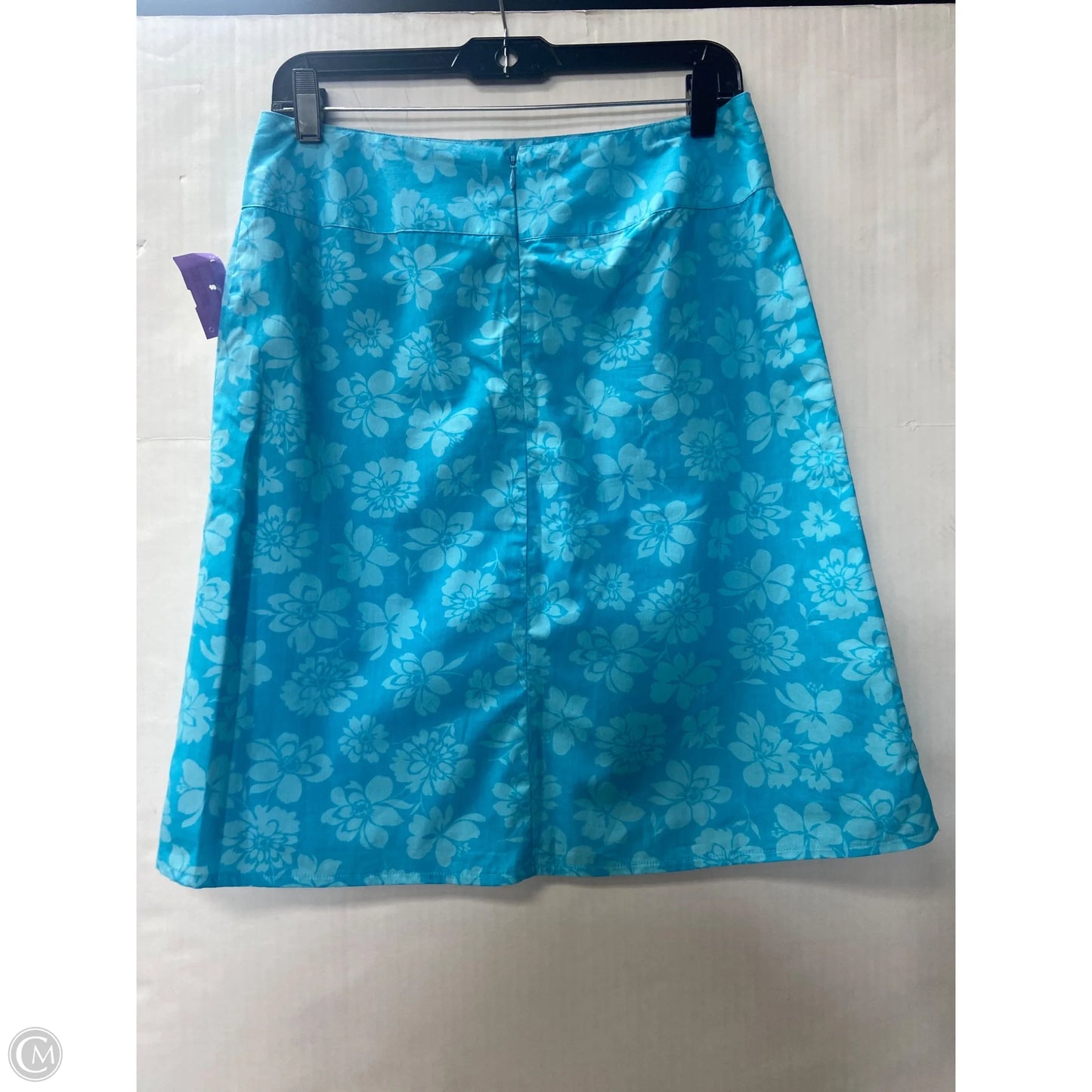 Skirt Midi By Casual Corner In Blue, Size: 8p