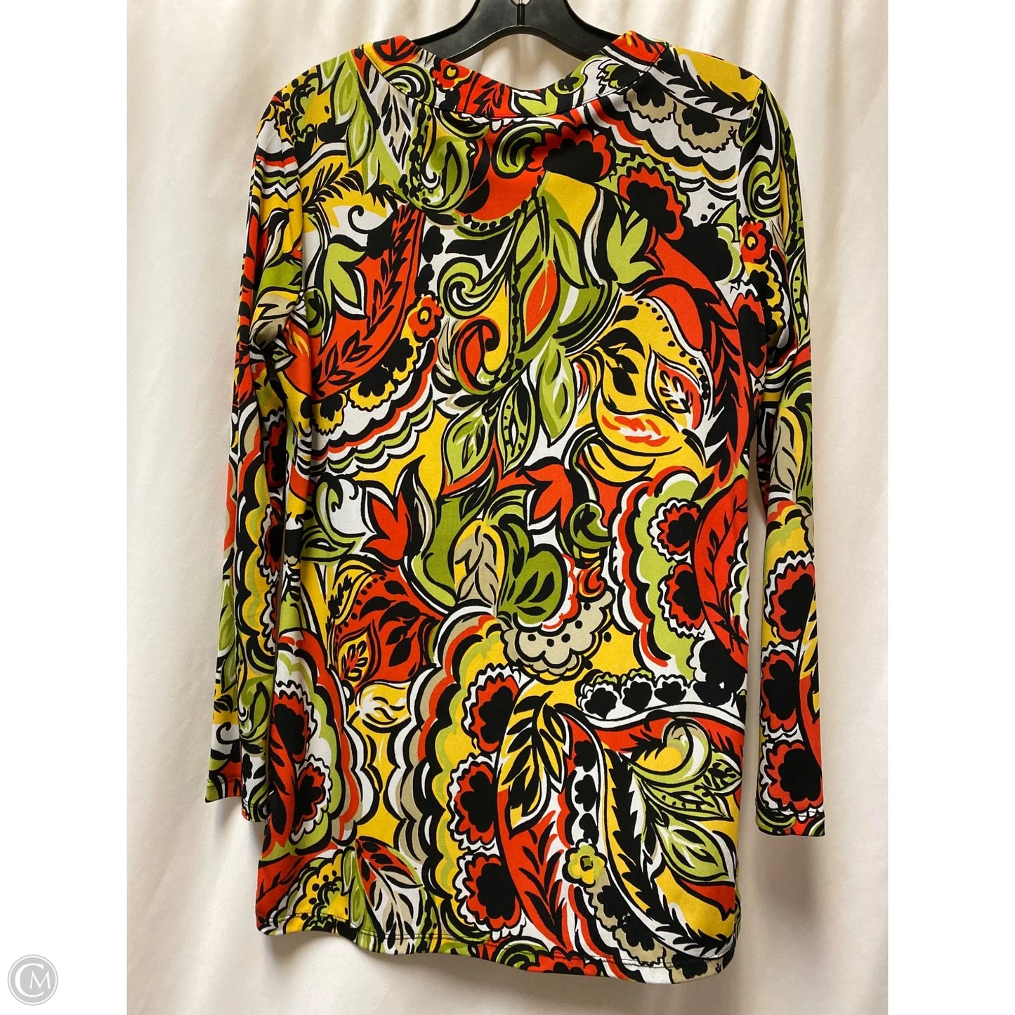 Top Long Sleeve By Premise In Yellow, Size: S