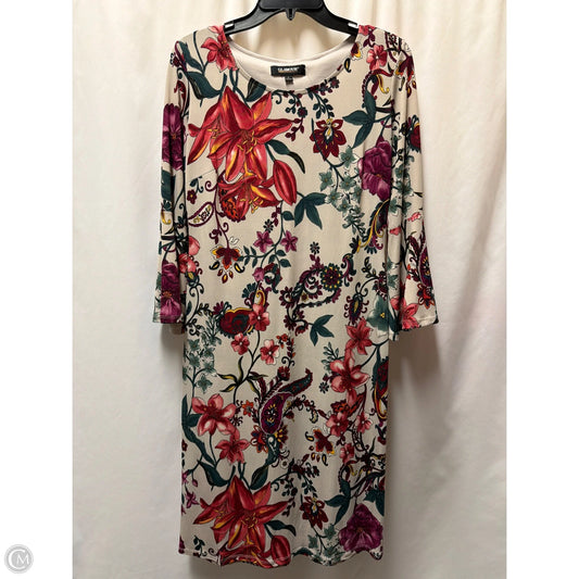 Dress Casual Midi By Glamour In Red, Size: S