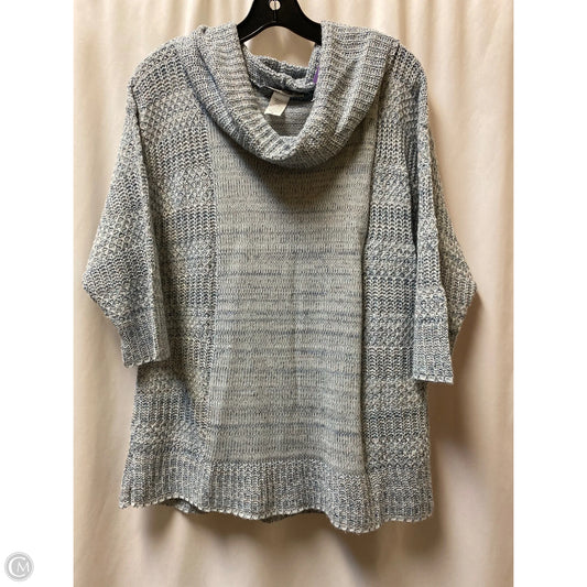 Sweater By Clothes Mentor In Blue, Size: Xl