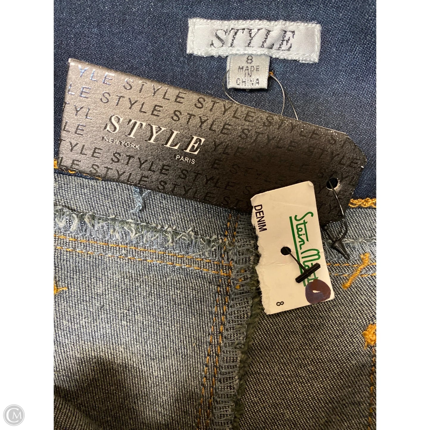 Jeans Straight By Clothes Mentor In Blue Denim, Size: 8