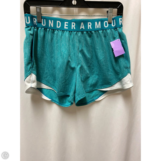 Athletic Shorts By Under Armour In Green, Size: M