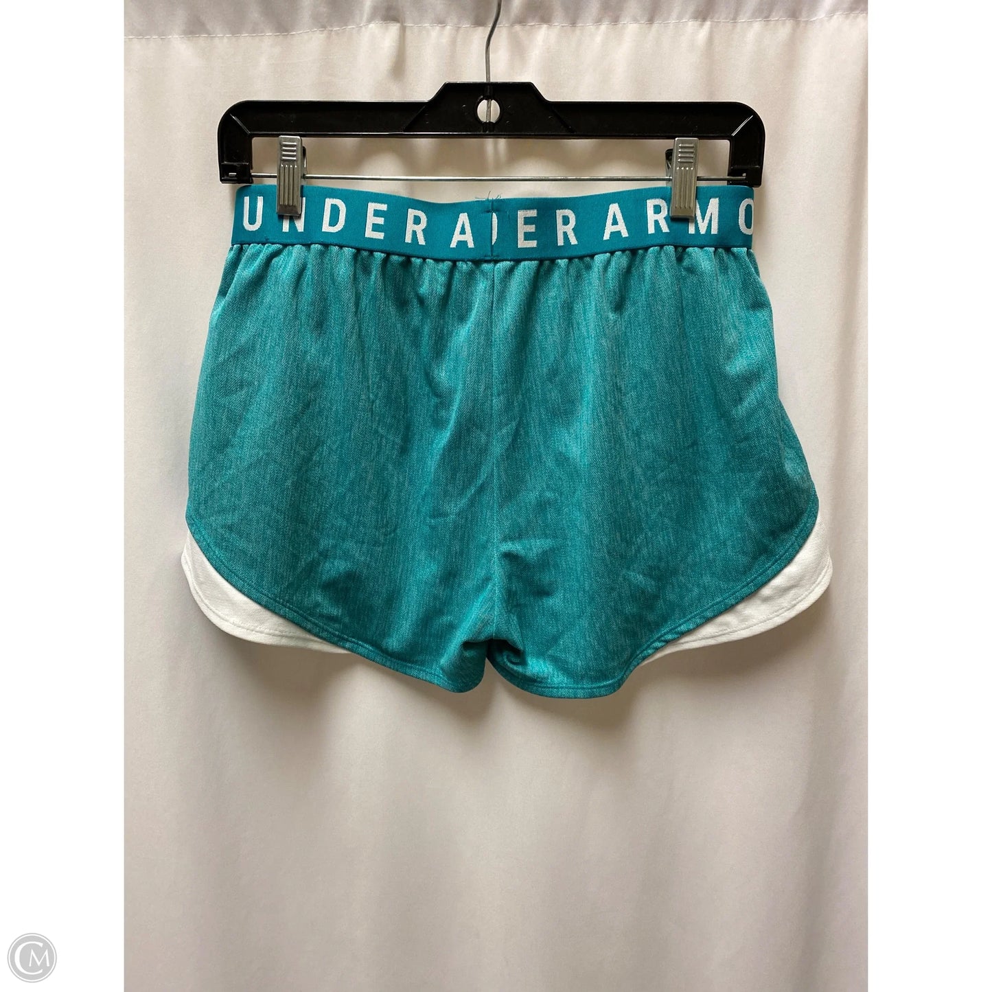 Athletic Shorts By Under Armour In Green, Size: M
