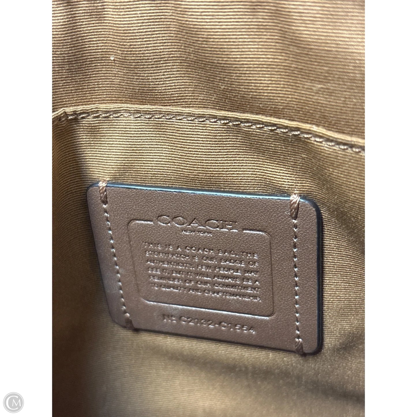 Crossbody Designer By Coach, Size: Medium