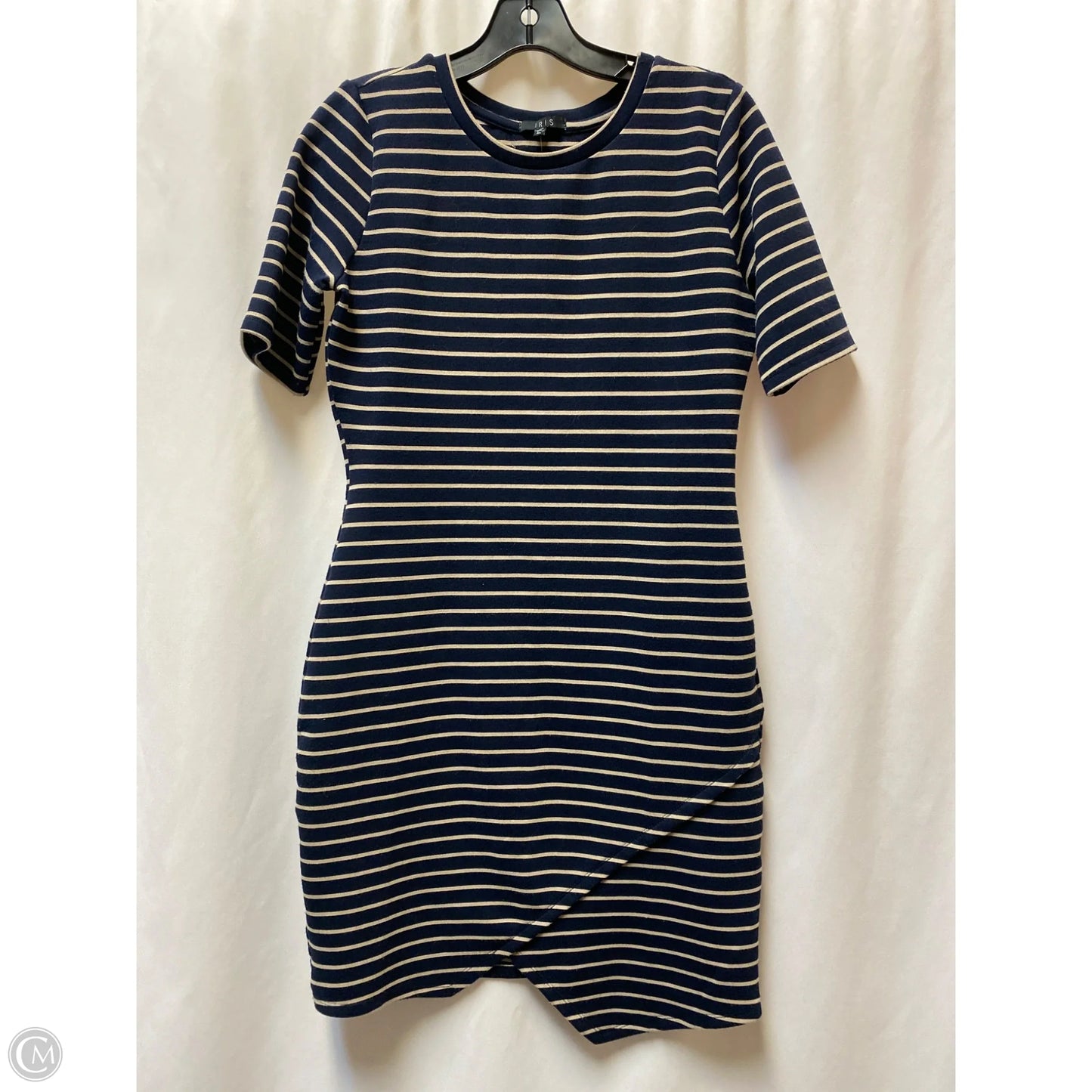 Dress Casual Midi By Iris In Navy, Size: Xl