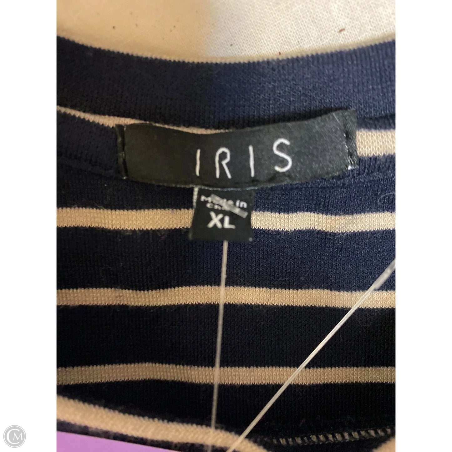Dress Casual Midi By Iris In Navy, Size: Xl