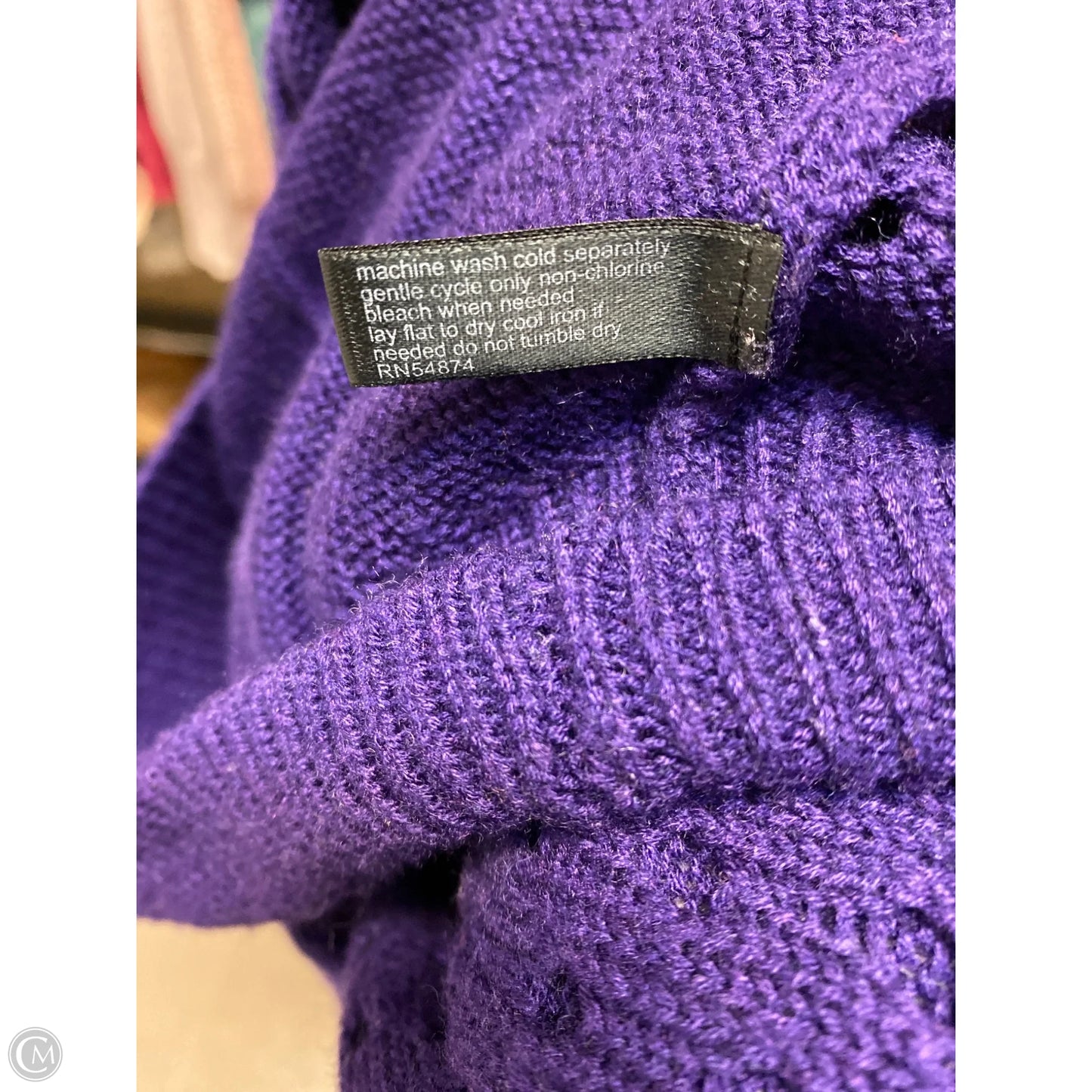 Sweater By Clothes Mentor In Purple, Size: M