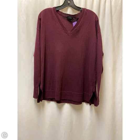 Top Long Sleeve By Clothes Mentor In Maroon, Size: L