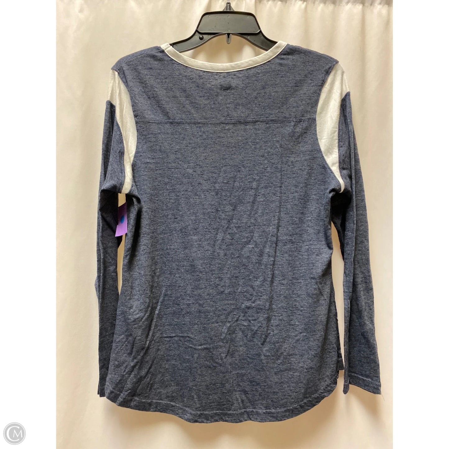Top Long Sleeve By Nhl In Grey, Size: L