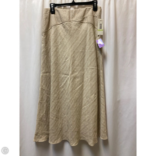 Skirt Maxi By David Brooks In Beige, Size: 4