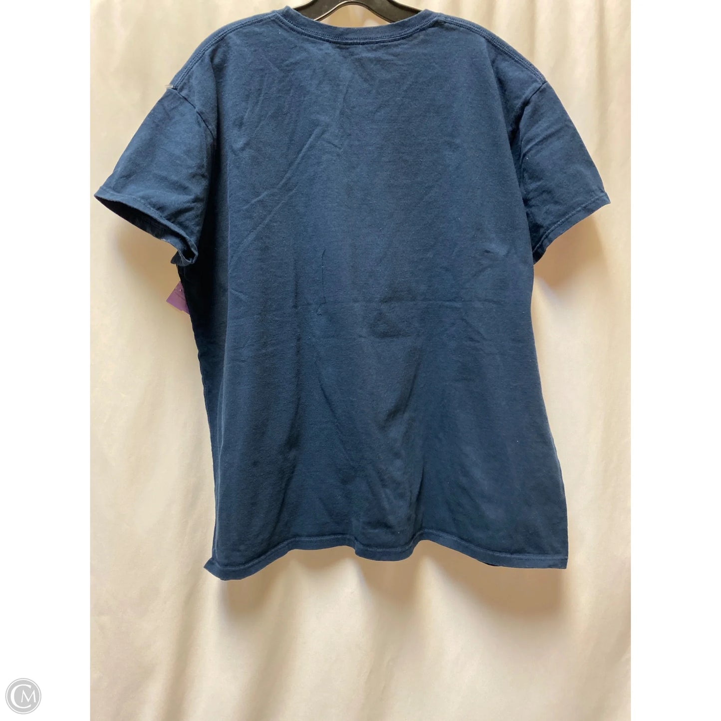 Top Short Sleeve By Clothes Mentor In Navy, Size: Xxl