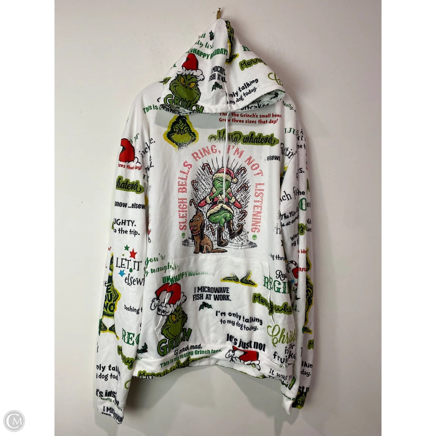 Sweatshirt Hoodie By Clothes Mentor In Green, Size: 3x